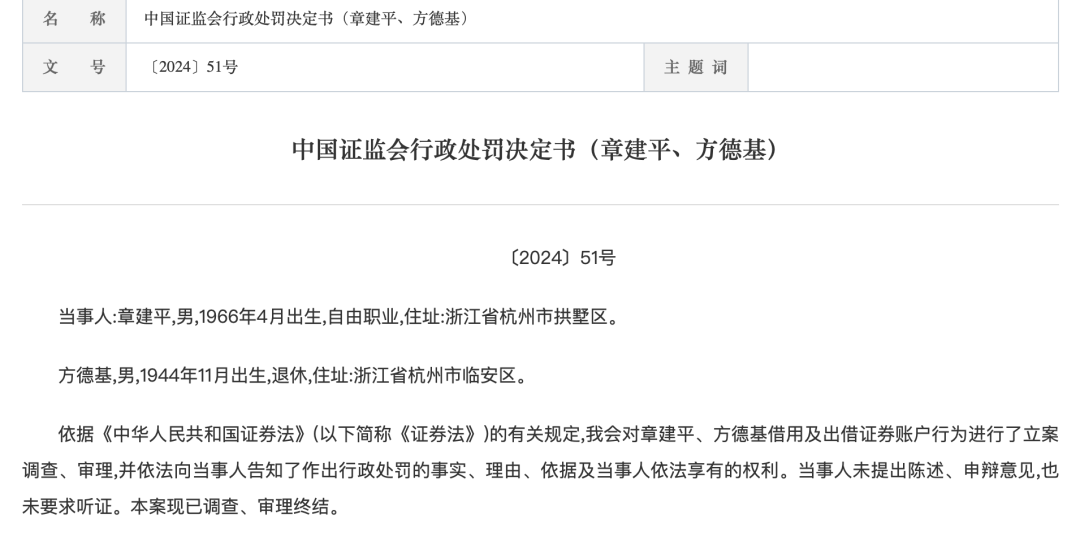 A股罕见！超级牛散章建平，顶格处罚！