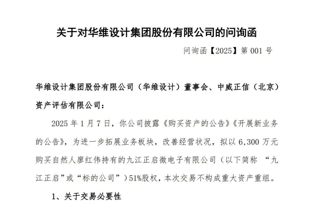跨界并购，北交所问询