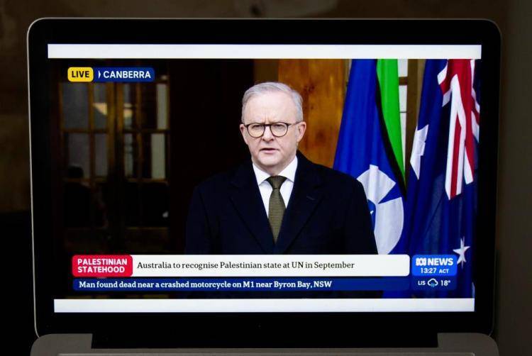 澳大利亚将承认巴勒斯坦国 以色列吊销部分澳外交官签证