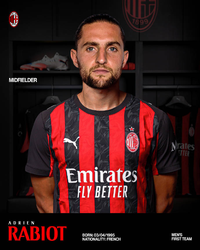 重返意甲!AC米兰官宣拉比奥加盟 与阿莱格里再度合作