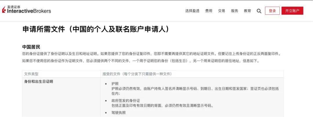 全球最大互联网券商，突然收紧中国内地居民开户条件，炒美股需提供11项证明材料